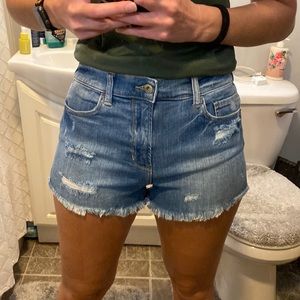 Sneak Peek high rise shorts